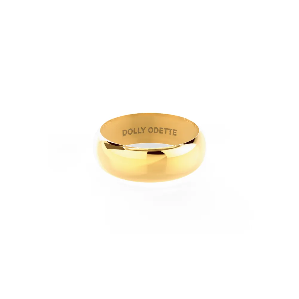 Custom Yellow Gold Pinky Ring