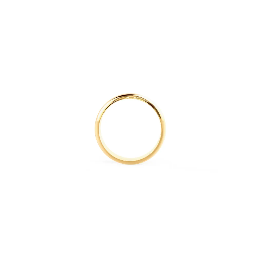 Custom Yellow Gold Pinky Ring