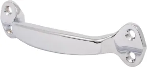 D Handle Polished Chrome Plated - Heavy Duty