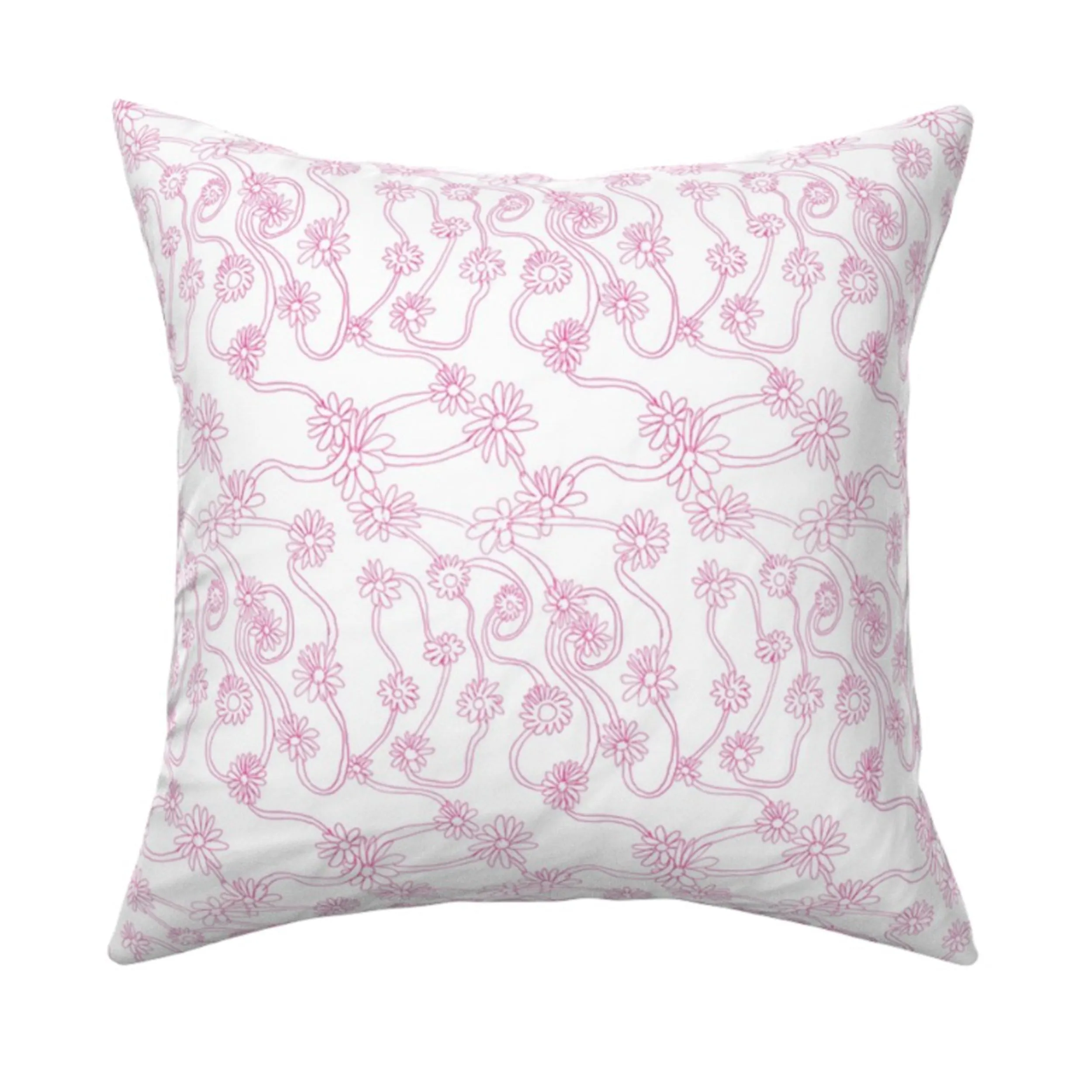 Daisy Pop Pink Fabric