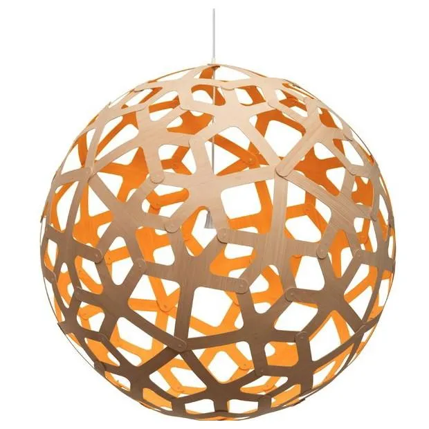 David Trubridge Painted Coral Pendant Light