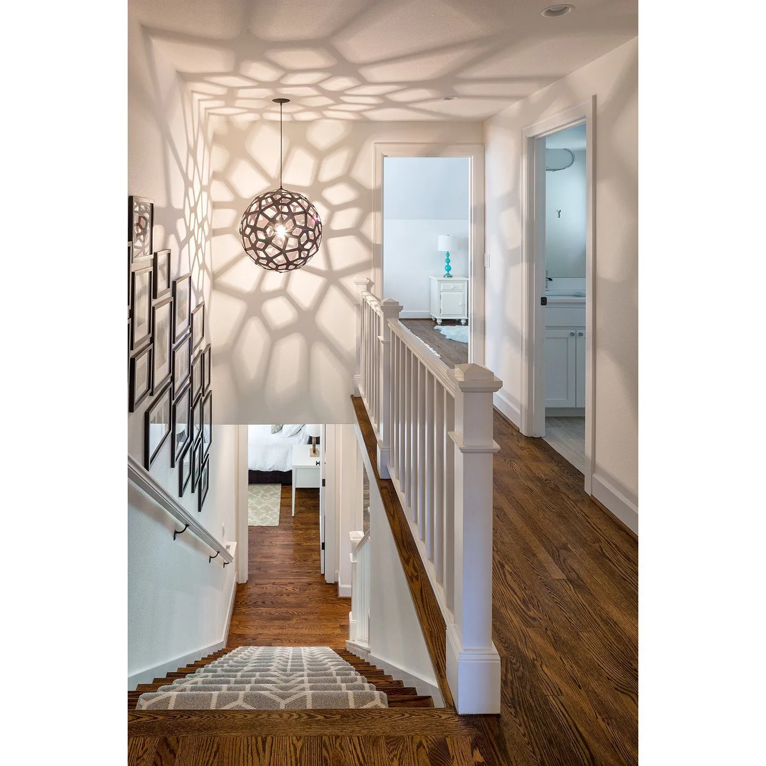 David Trubridge Painted Coral Pendant Light