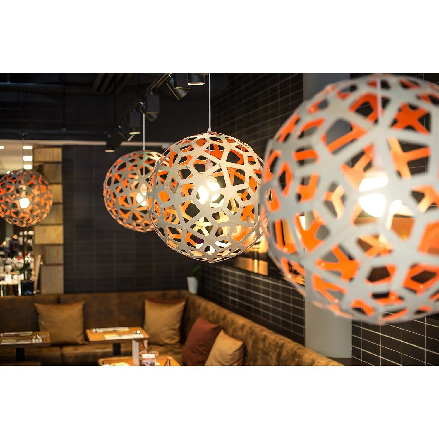 David Trubridge Painted Coral Pendant Light