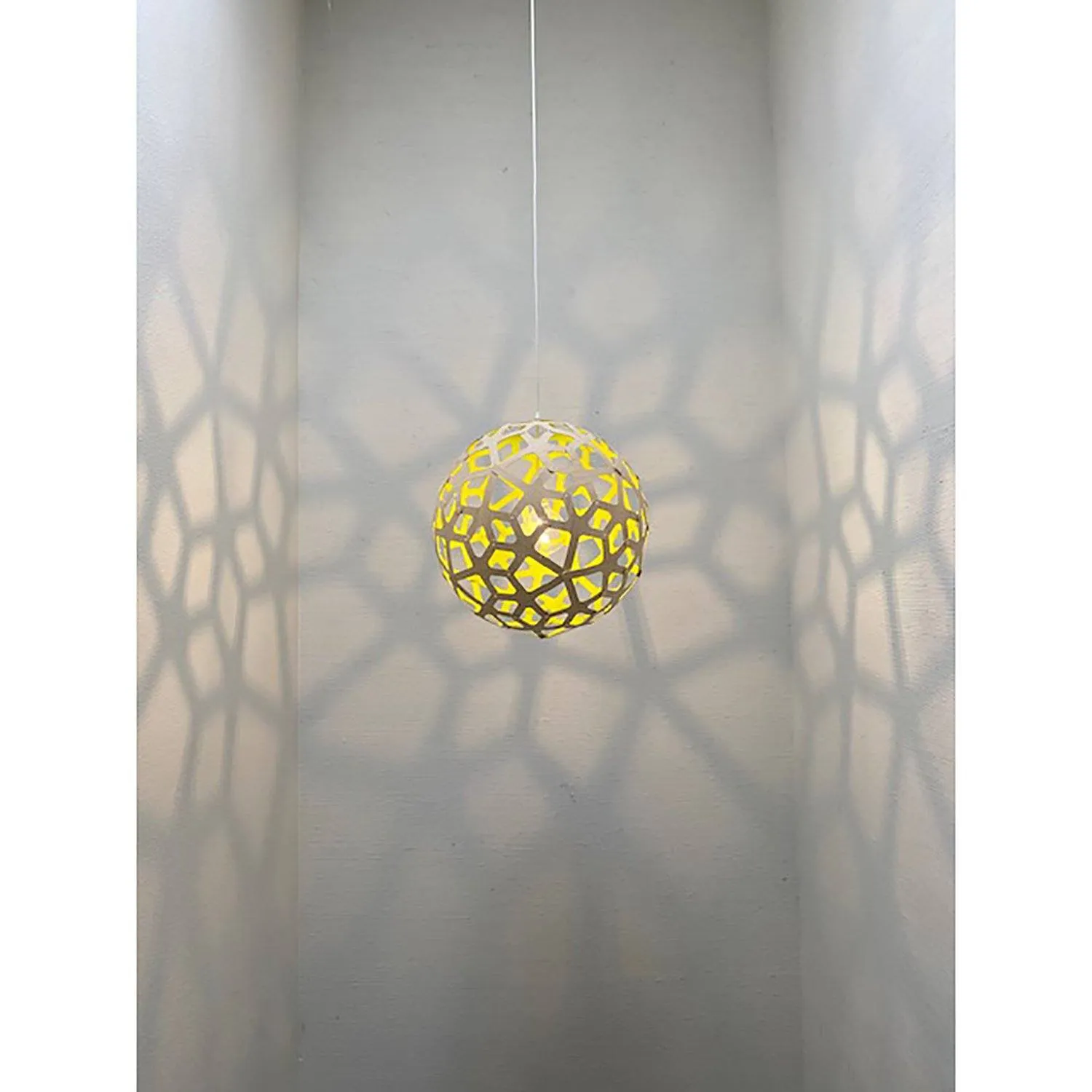 David Trubridge Painted Coral Pendant Light