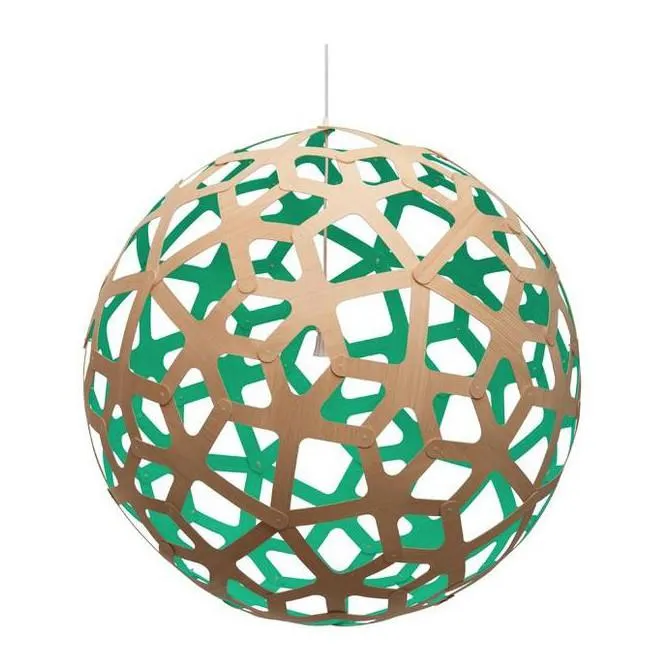 David Trubridge Painted Coral Pendant Light