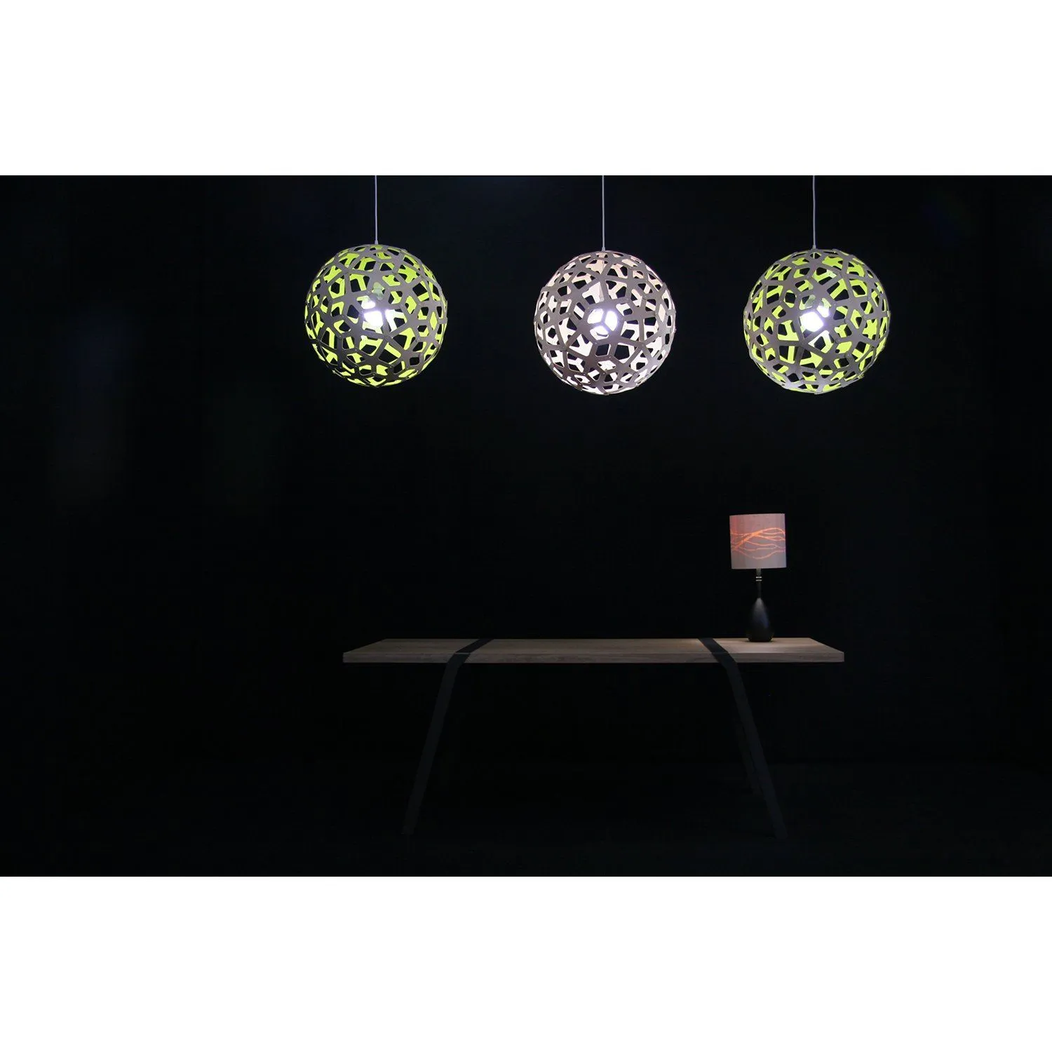 David Trubridge Painted Coral Pendant Light