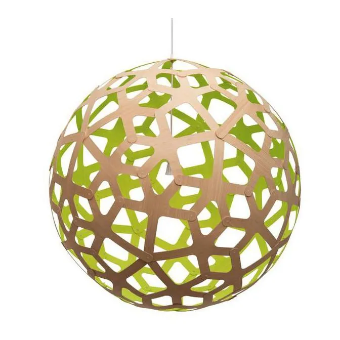 David Trubridge Painted Coral Pendant Light