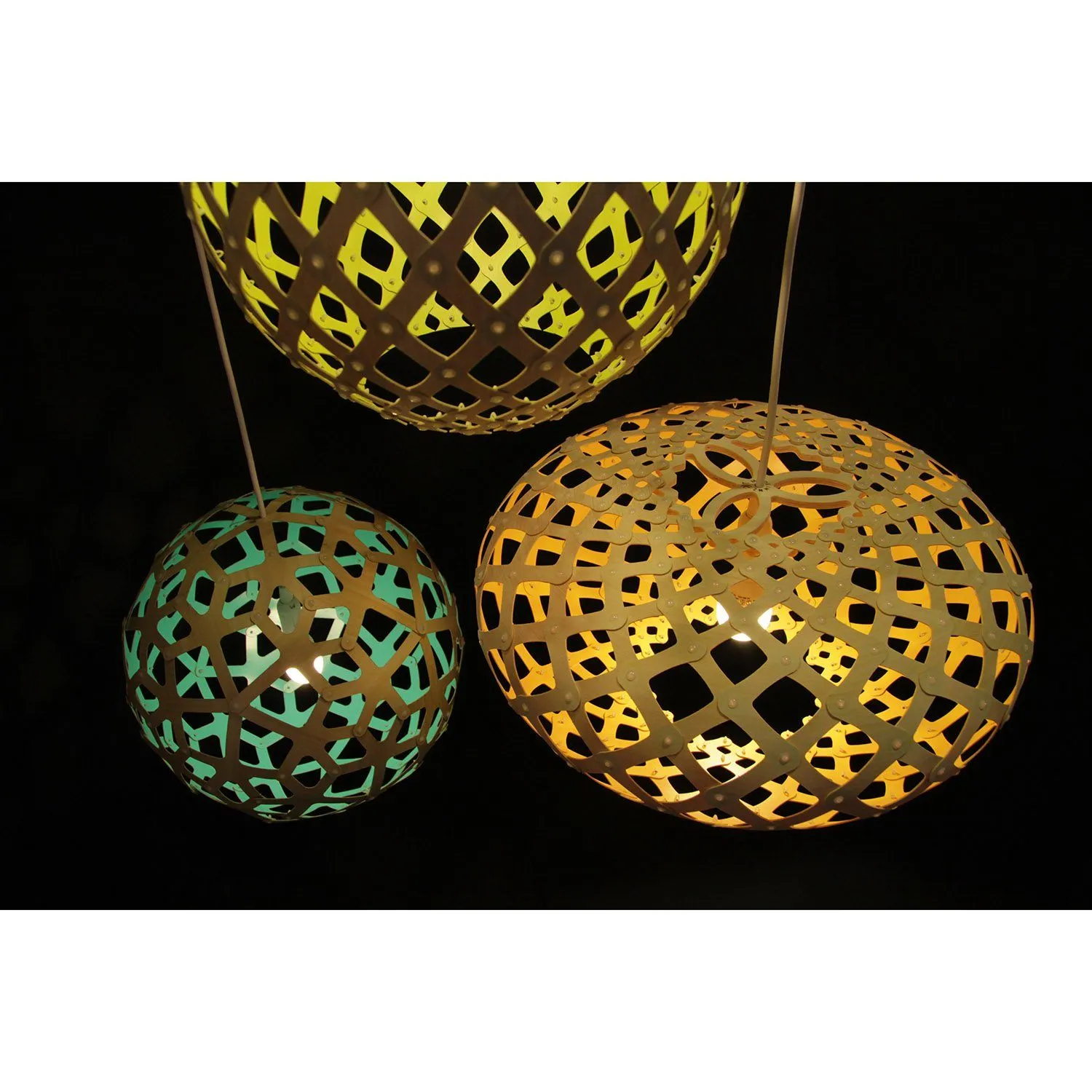 David Trubridge Painted Coral Pendant Light