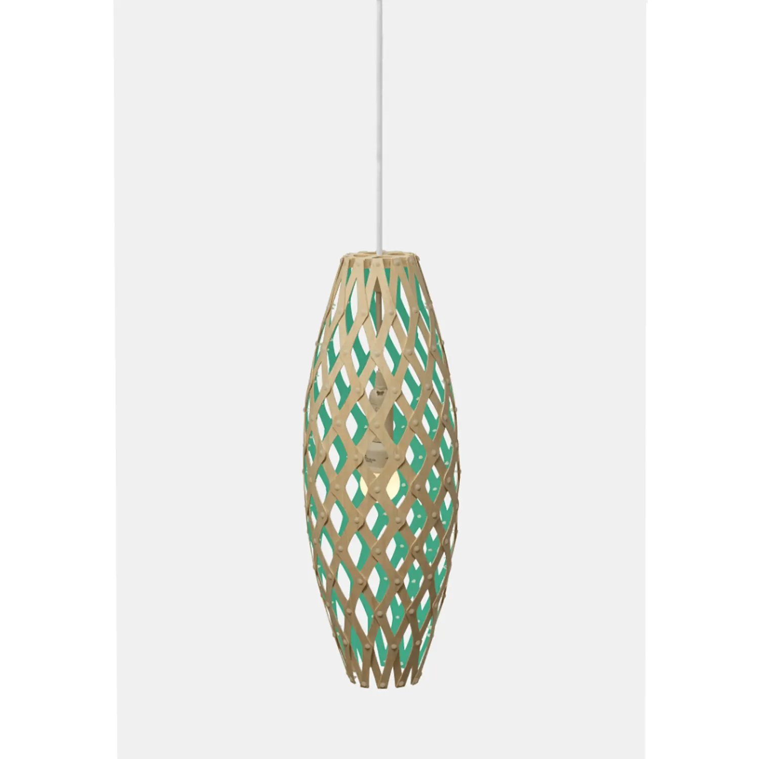 David Trubridge Painted Hinaki Pendant Light