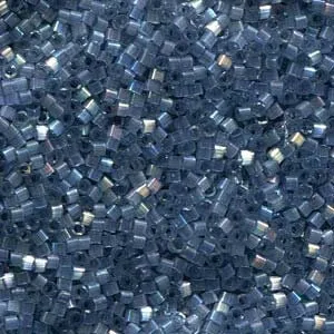 DB 1882 Gray Teal AB Silk Inside Dyed - Miyuki Delica Beads - Size 11 - 5 grams - Japanese Cylinder Seed Beads - Retail & Wholesale