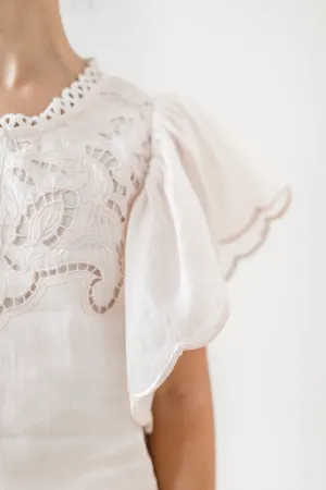 Delicate Pink Butterfly Blouse