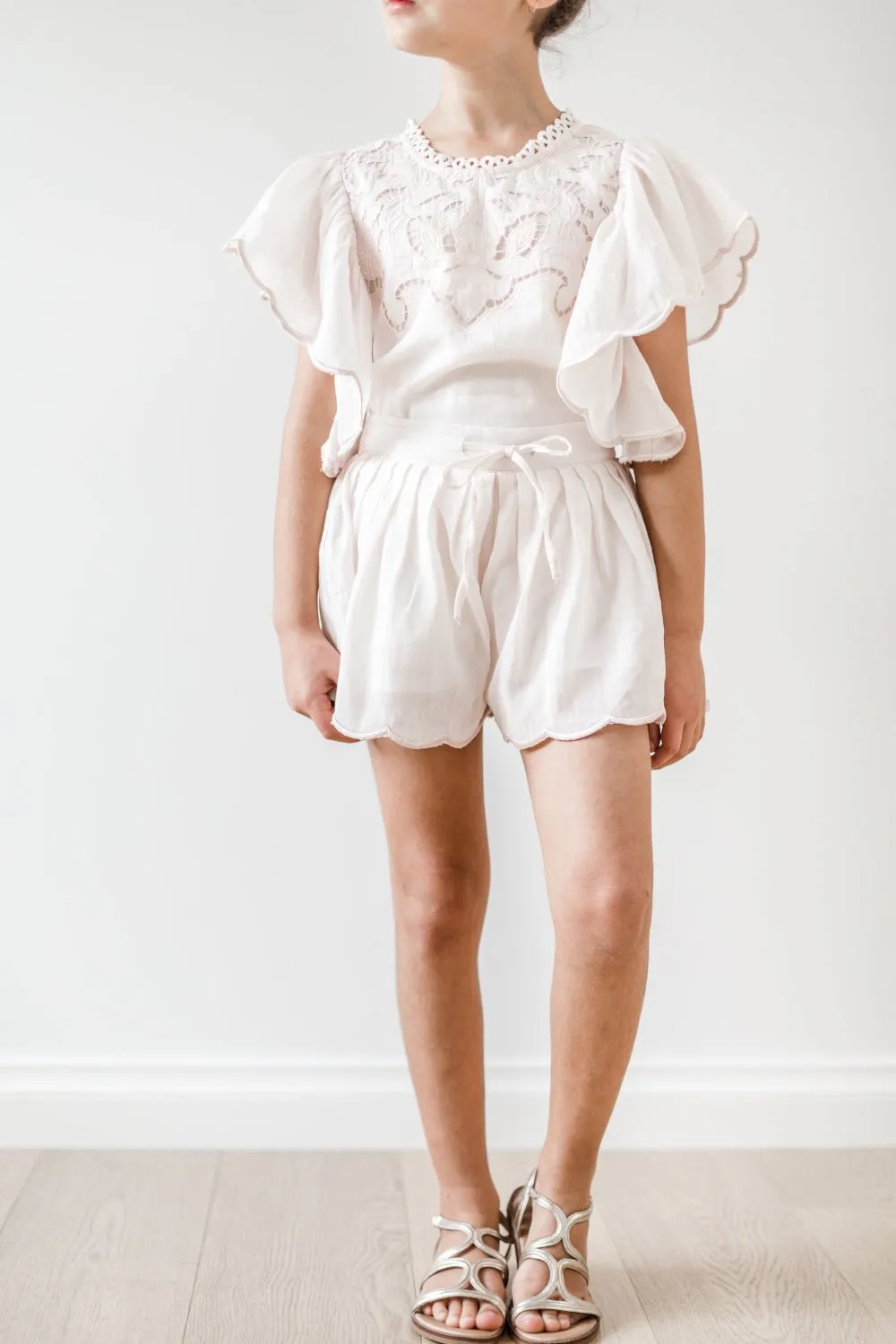 Delicate Pink Butterfly Blouse