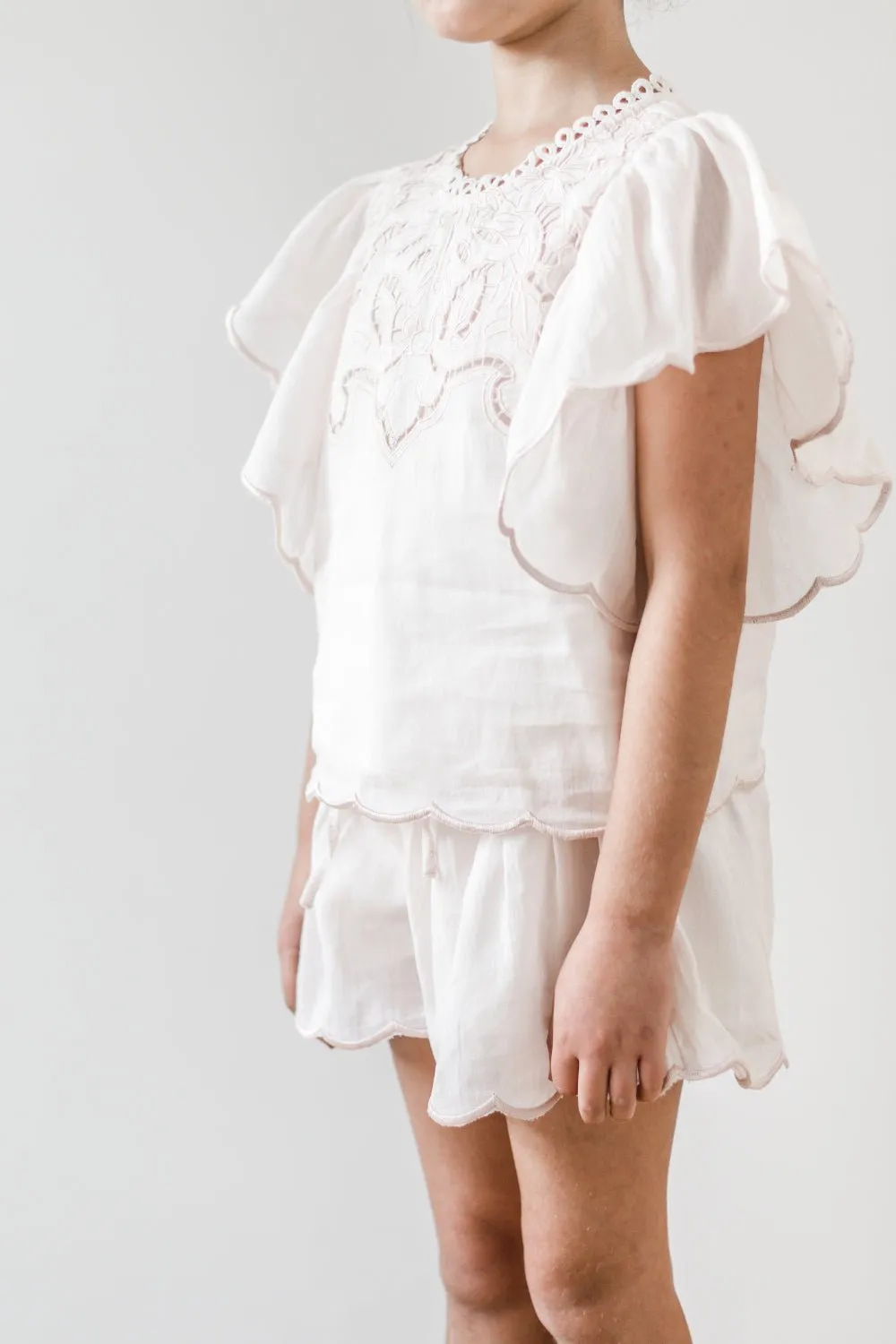 Delicate Pink Butterfly Blouse