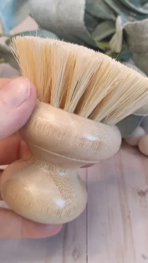 Dish Brush - Natural - Palm Brush - Bamboo Dish Brush - Eco-Friendly - Plastic Free