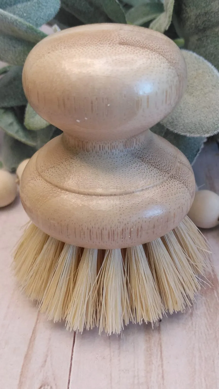 Dish Brush - Natural - Palm Brush - Bamboo Dish Brush - Eco-Friendly - Plastic Free