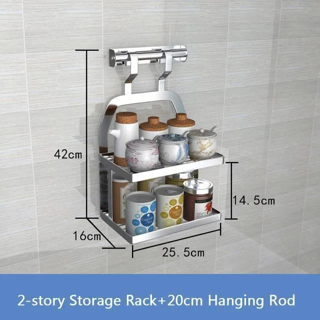 DIY Stainless Steel Kitchen Organizer