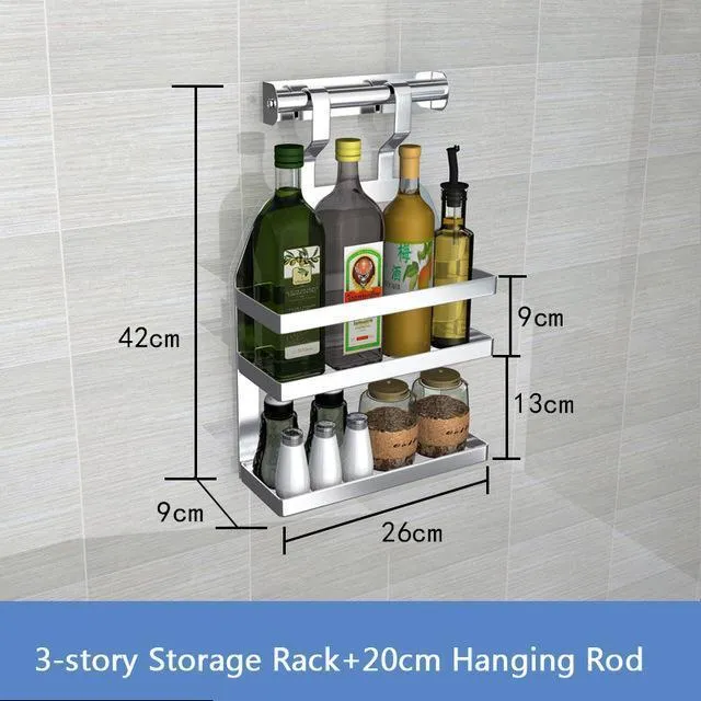 DIY Stainless Steel Kitchen Organizer
