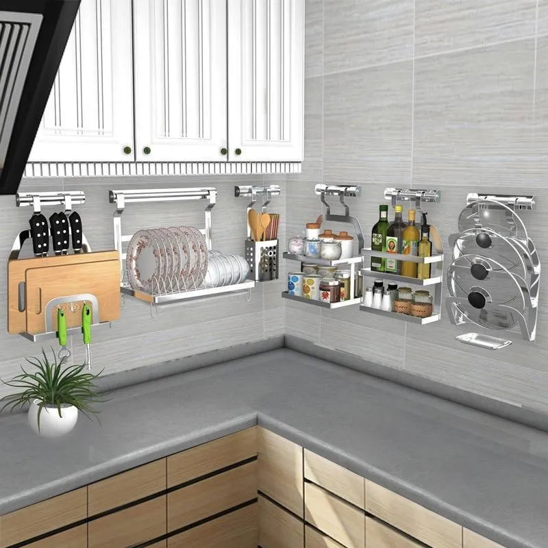 DIY Stainless Steel Kitchen Organizer