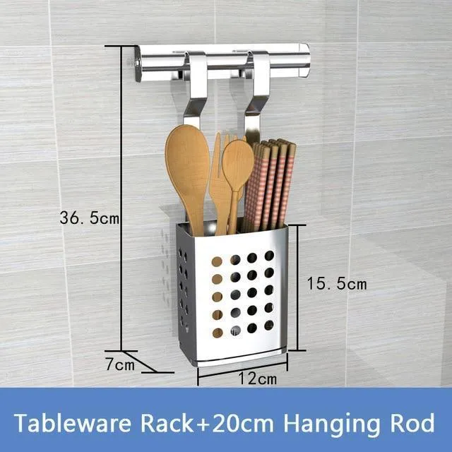 DIY Stainless Steel Kitchen Organizer