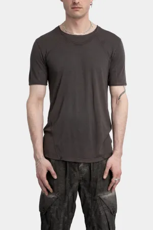 Double neck tee, Shadow grey