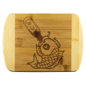 Drunk Like Fish - Wood Cutting Board