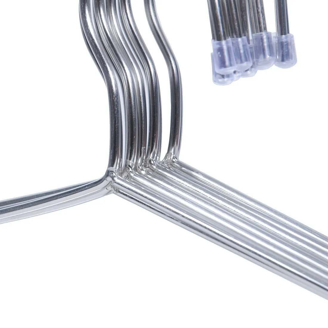 ECROCY 20 Pack Strong Stainless Steel Hangers - 4mm Diameter 17.7 Inch