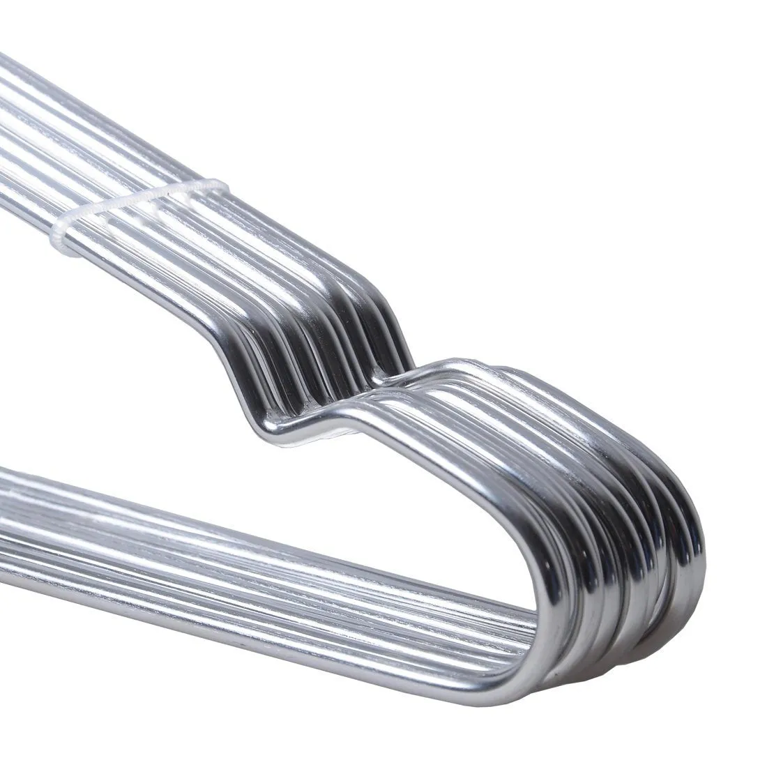 ECROCY 20 Pack Strong Stainless Steel Hangers - 4mm Diameter 17.7 Inch