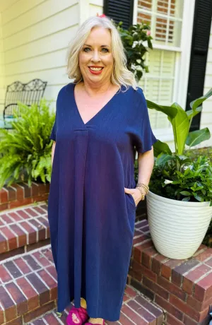 Effortless Maxi in Navy