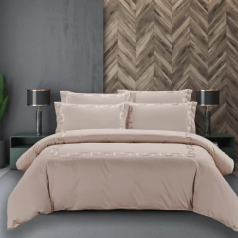 Egyptian Cotton 300 Thread Count  Opulence Collection Alexsandro Stone Duvet Cover Set