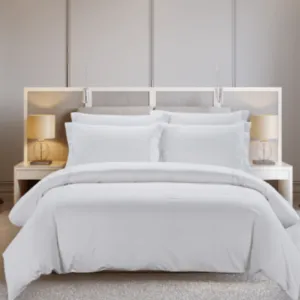 Egyptian Cotton 300 Thread Count  Opulence Collection Sophia White Duvet Cover Set