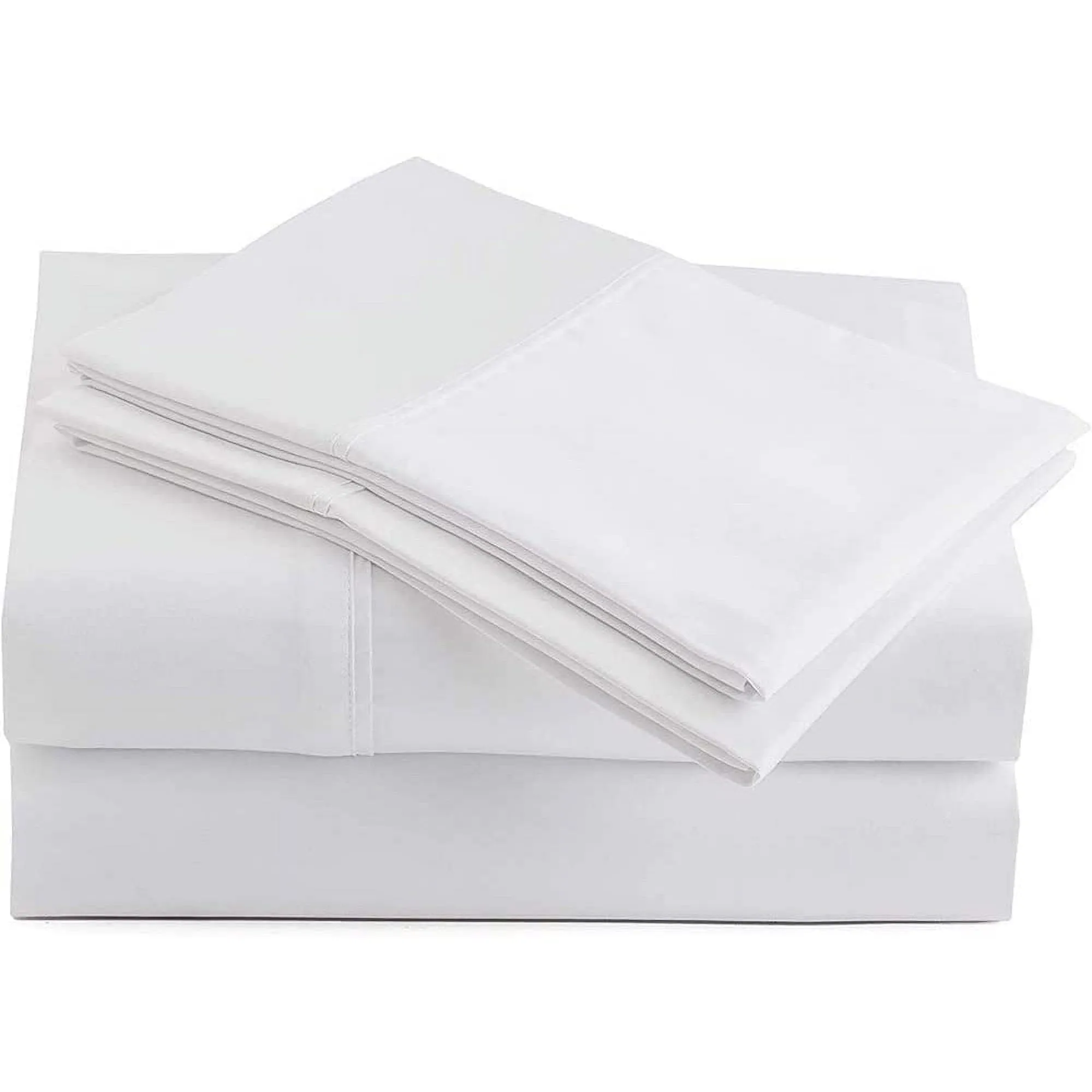 Egyptian Cotton 400 Thread Count Flat Sheet White