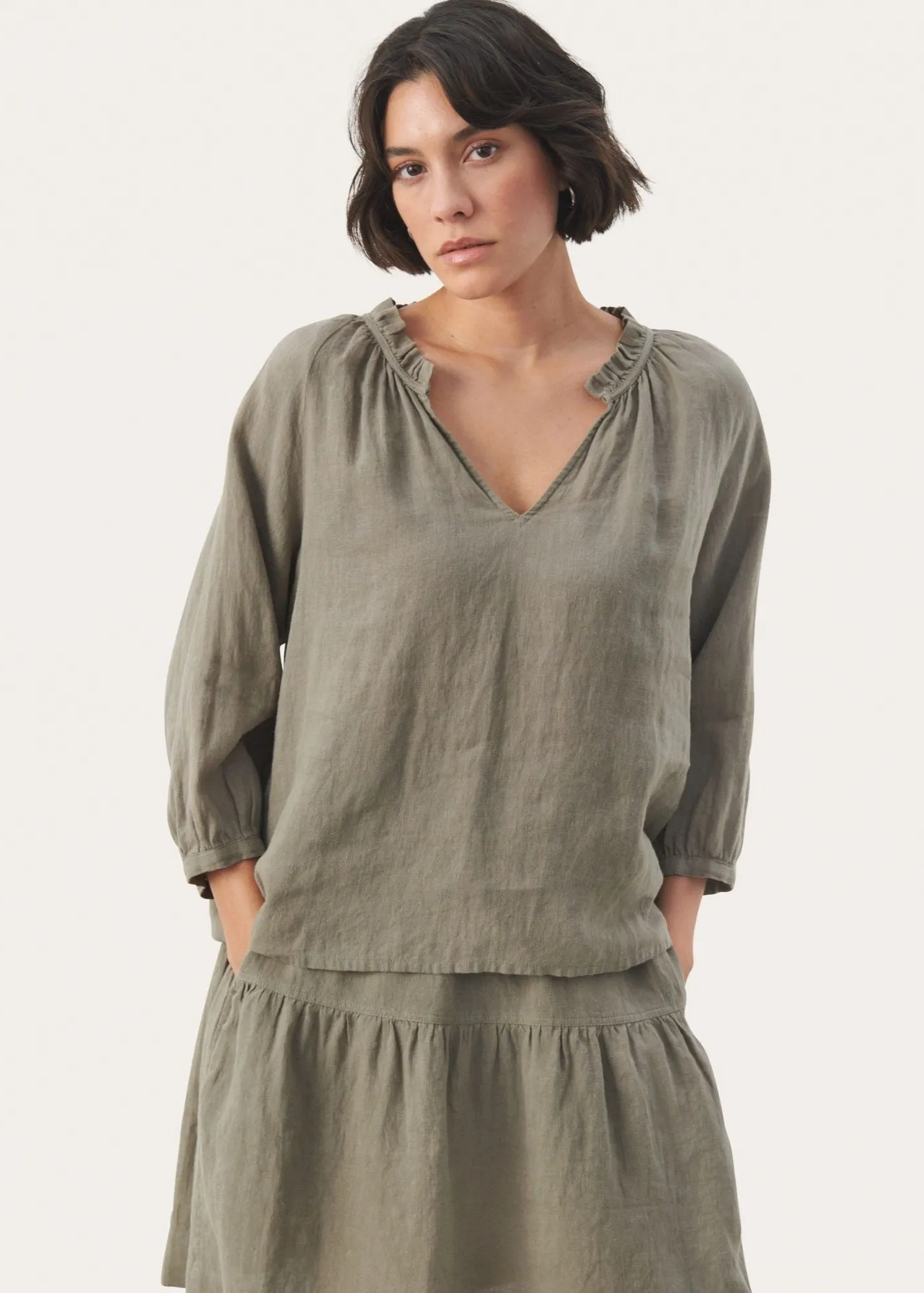 Elody Linen Top