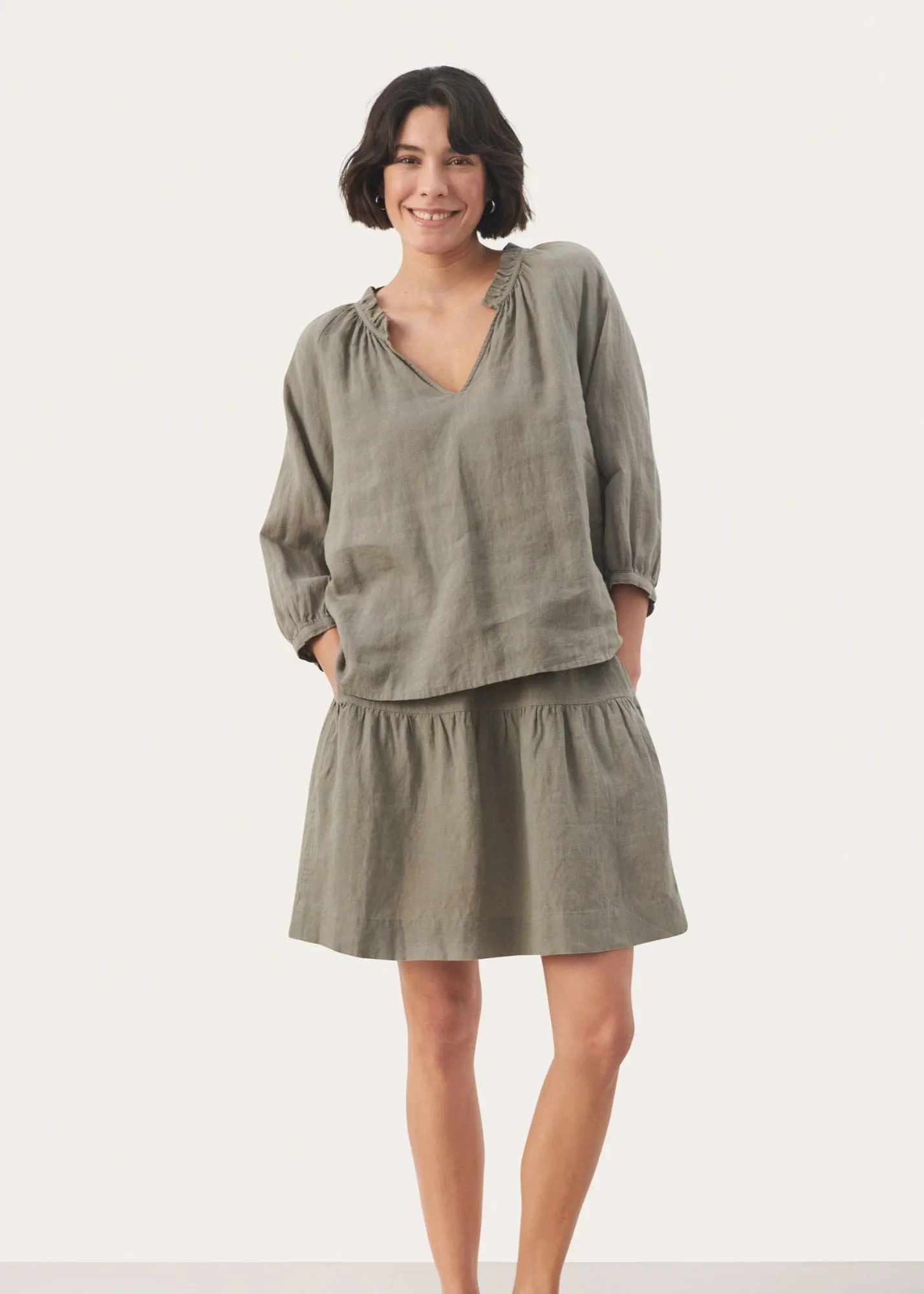 Elody Linen Top