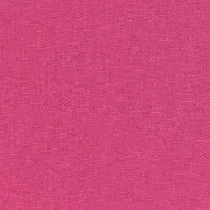 Essex Linen Yarn Dyed in Hot Pink --- Robert Kaufman Fabrics
