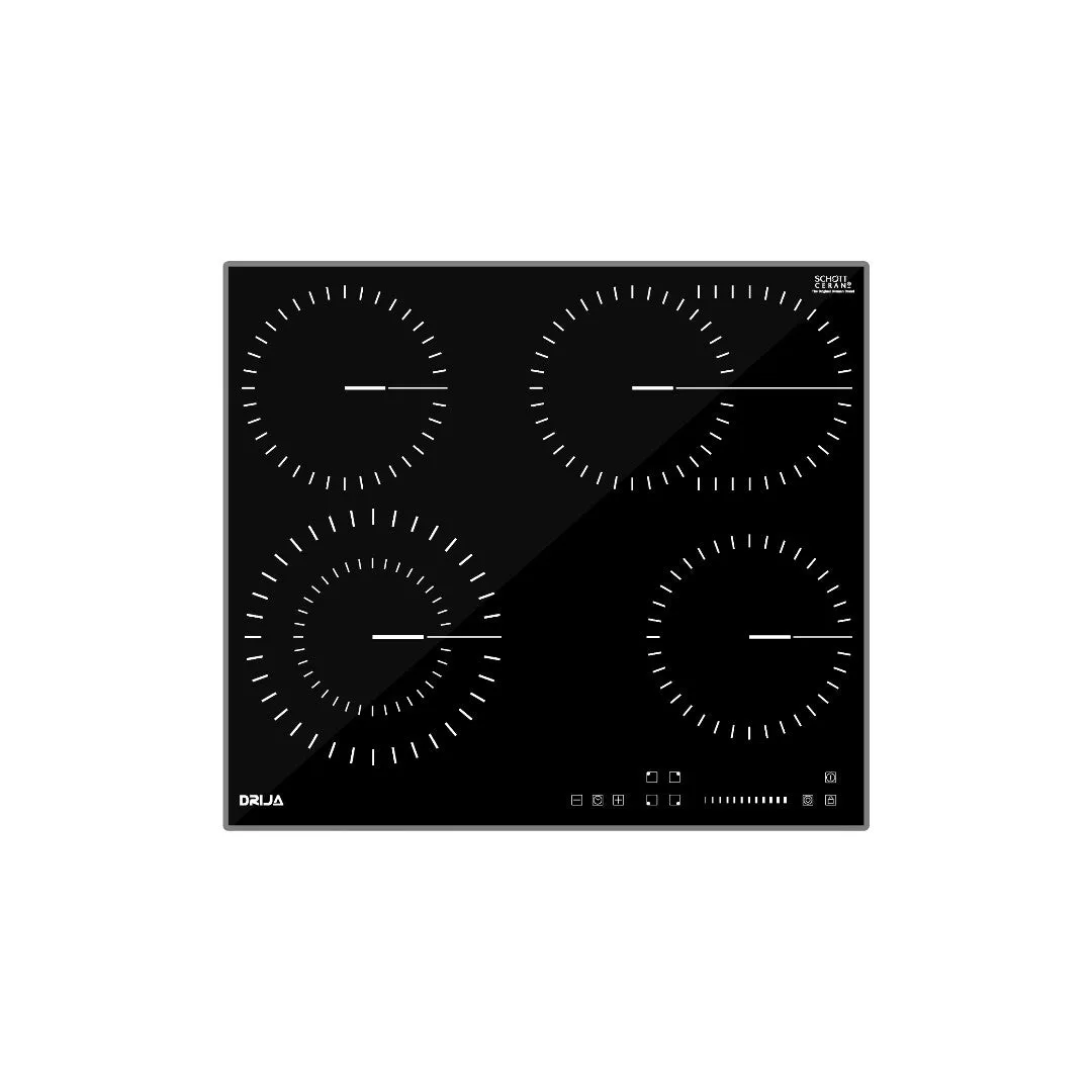 ESTUFA EMPOTRABLE - VITROCERAMICA NEGRA - BERLIN 60 ELÉCTRICO