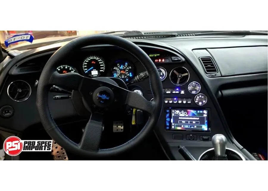 Euro Supra Interior - Brushed Stainless Billet HVAC Deluxe 10pc Combo