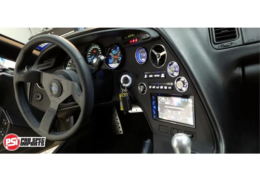 Euro Supra Interior - Brushed Stainless Billet HVAC Deluxe 10pc Combo