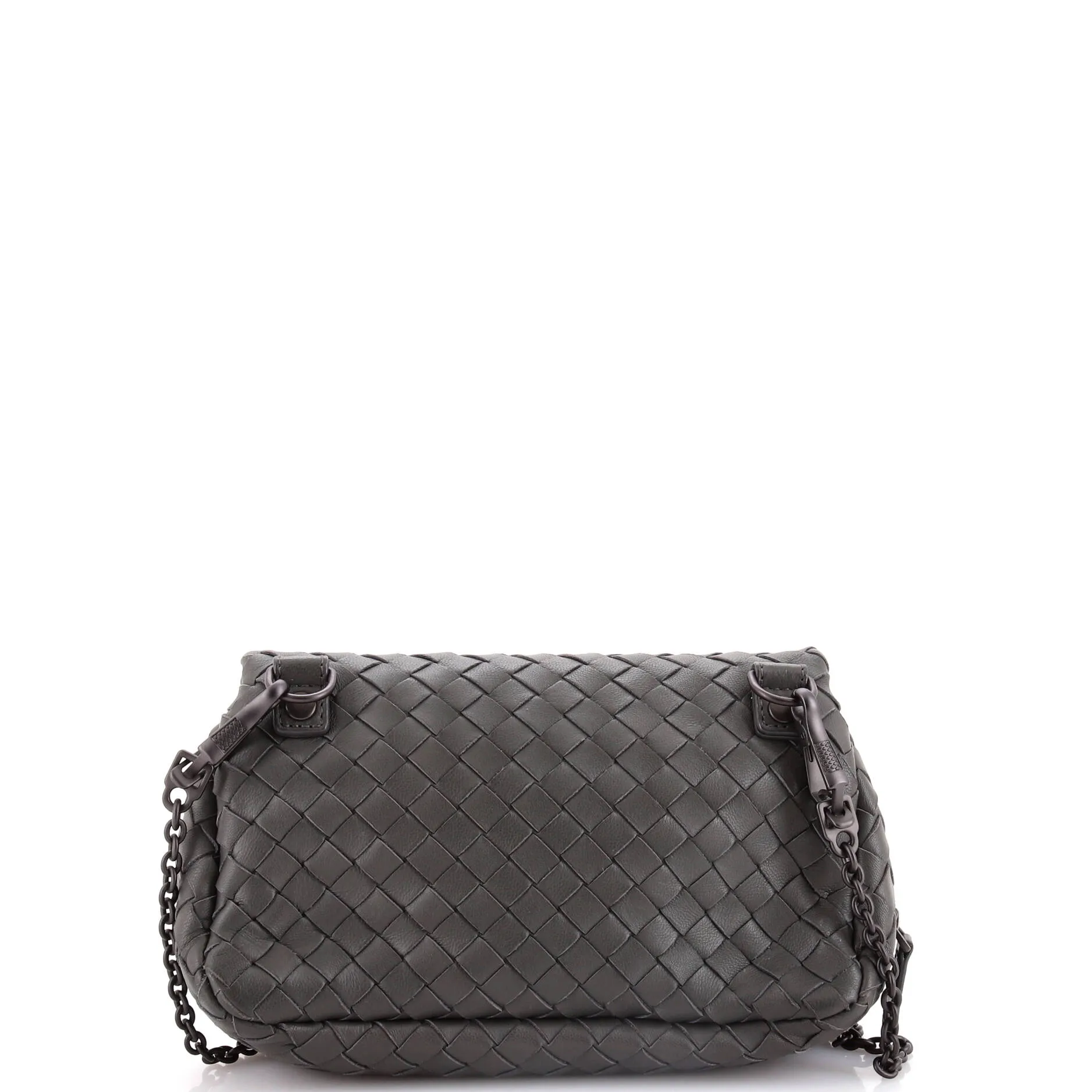 Expandable Chain Crossbody Bag Intrecciato Nappa Small