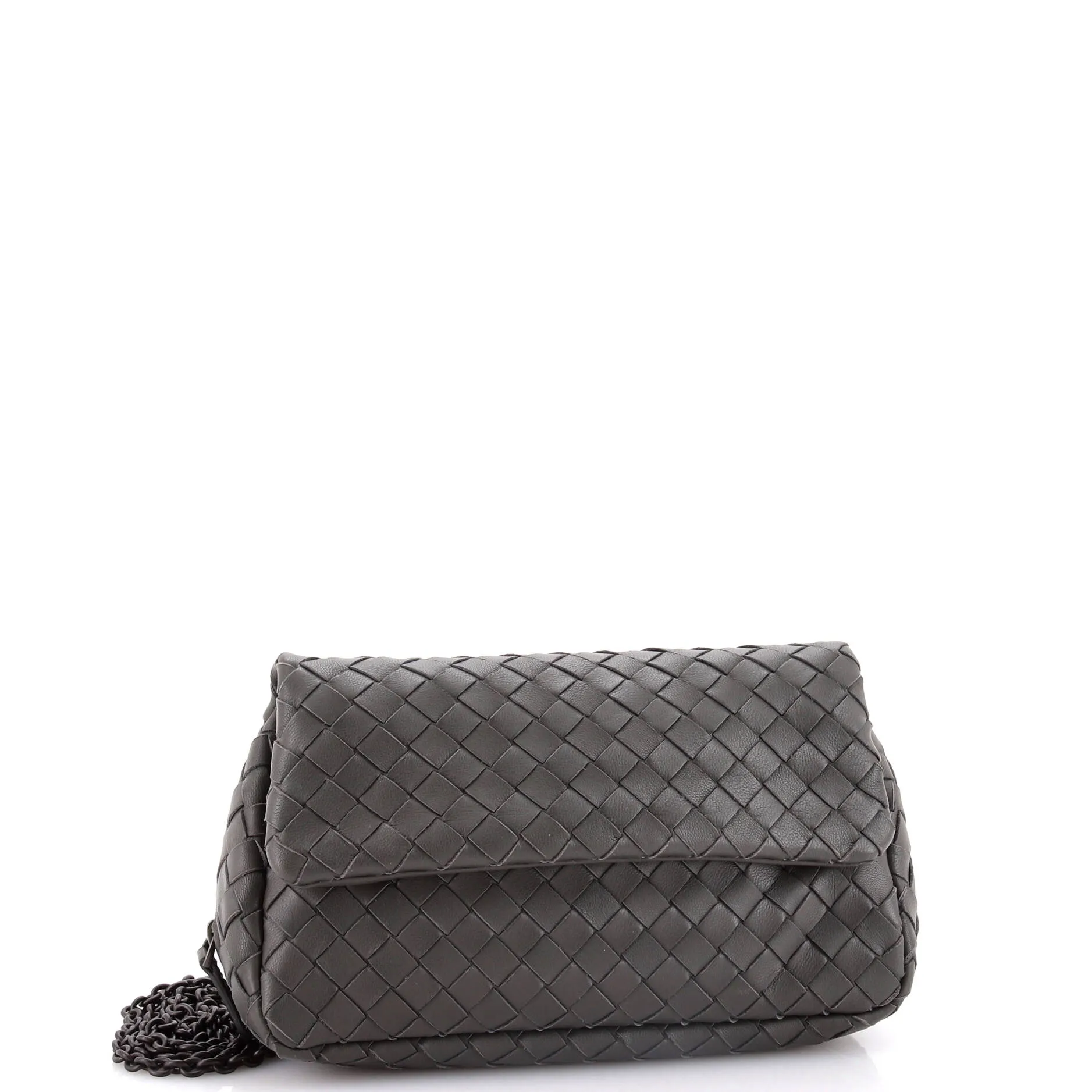 Expandable Chain Crossbody Bag Intrecciato Nappa Small