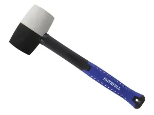 Faithfull Black & White Fibreglass Mallet 24Oz