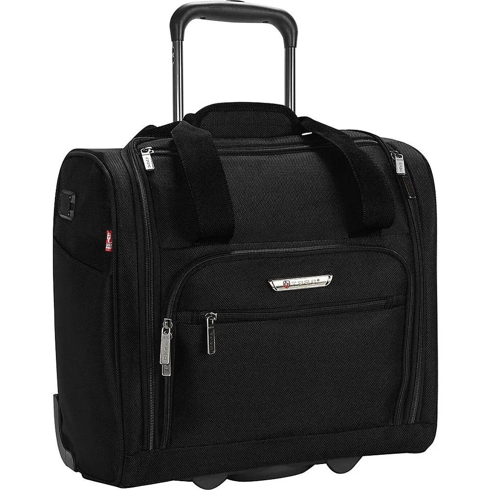 famous luggage tprc 15" carry-on under seat soft side carry-on