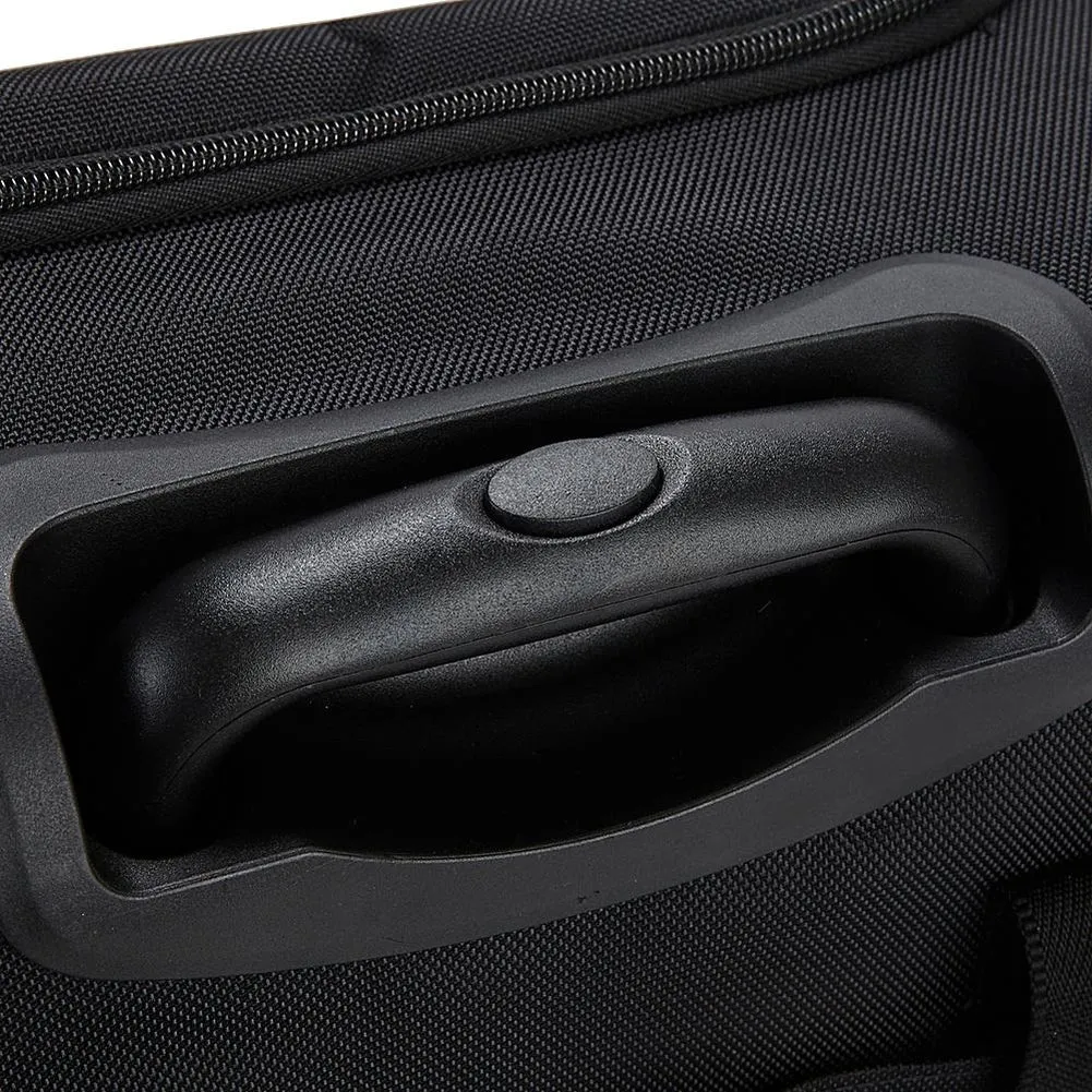 famous luggage tprc 15" carry-on under seat soft side carry-on