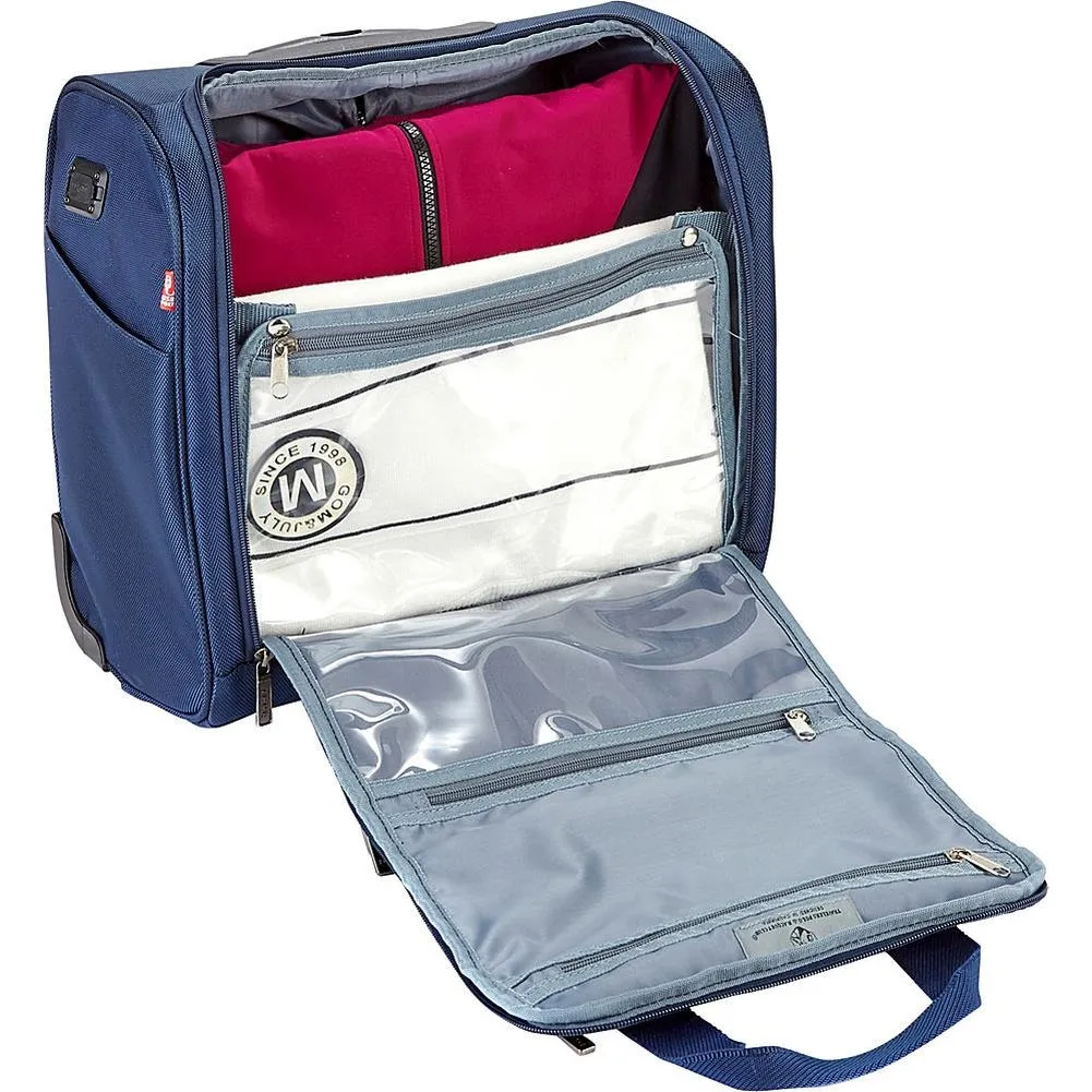 famous luggage tprc 15" carry-on under seat soft side carry-on