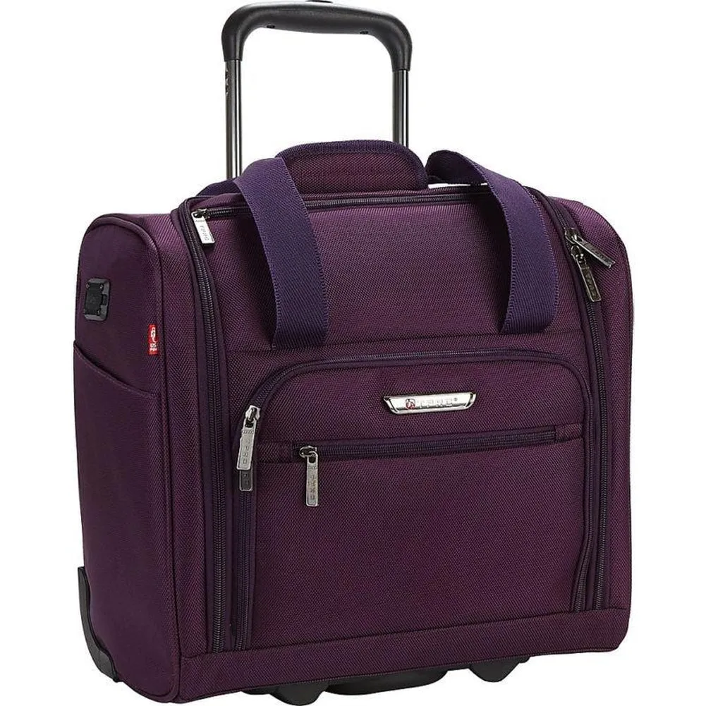 famous luggage tprc 15" carry-on under seat soft side carry-on