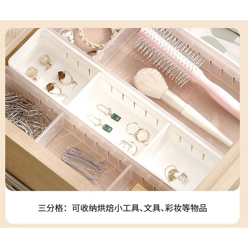 FaSoLa White Small Drawer Organizer Box 34.8*8*5cm