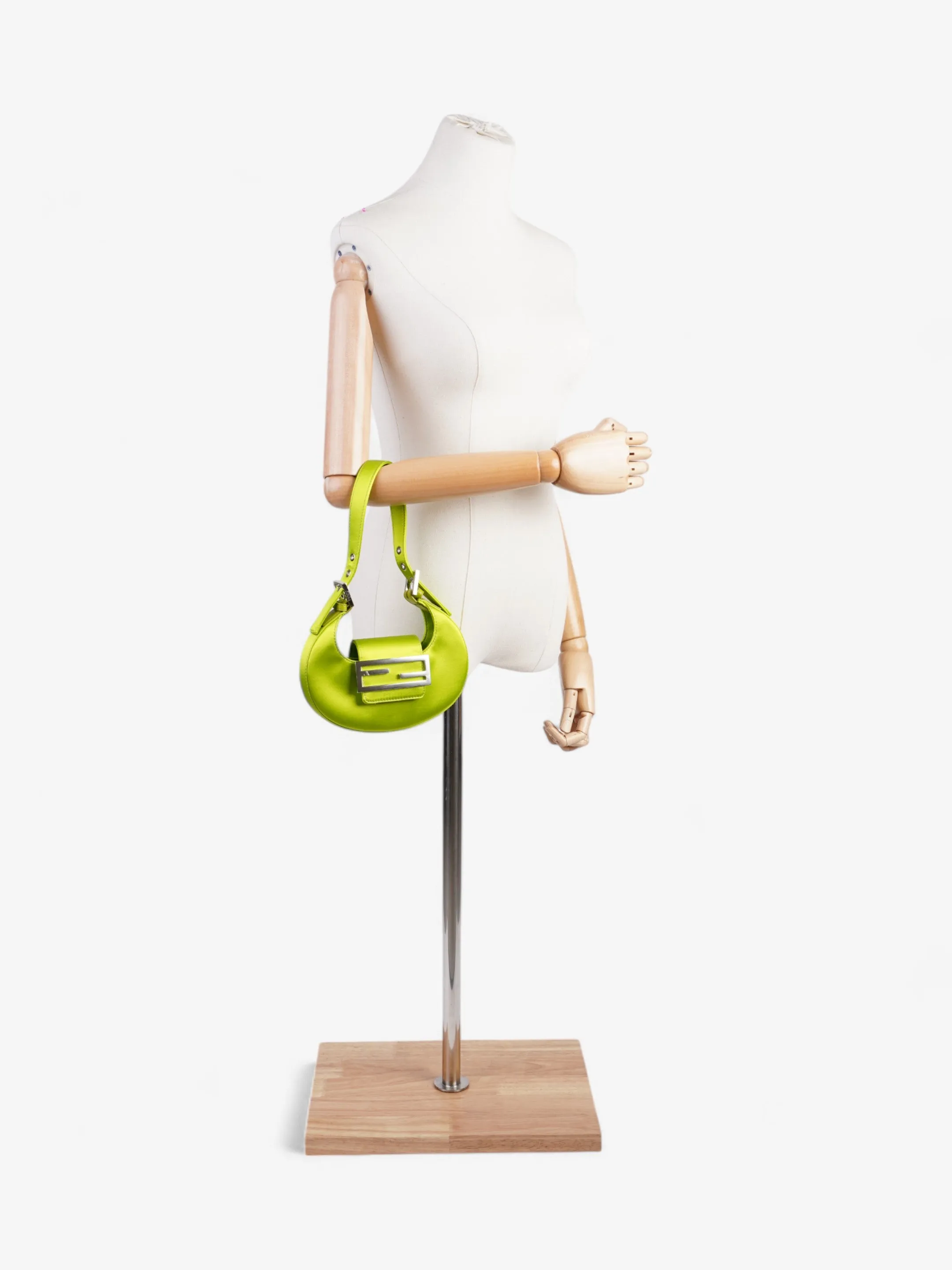 Fendi Cookie Hobo Wasabi Silk Mini