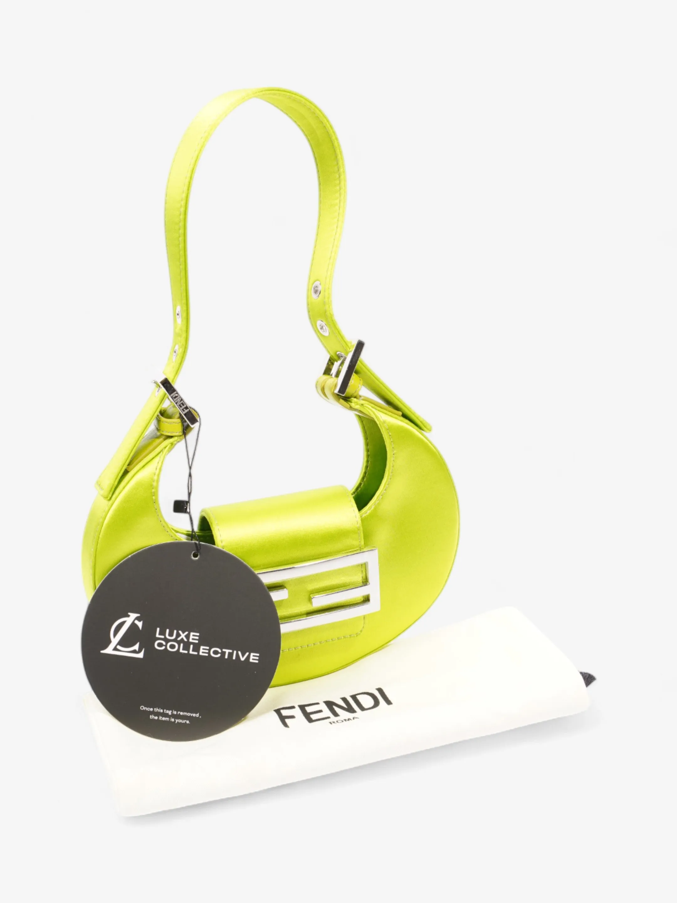 Fendi Cookie Hobo Wasabi Silk Mini