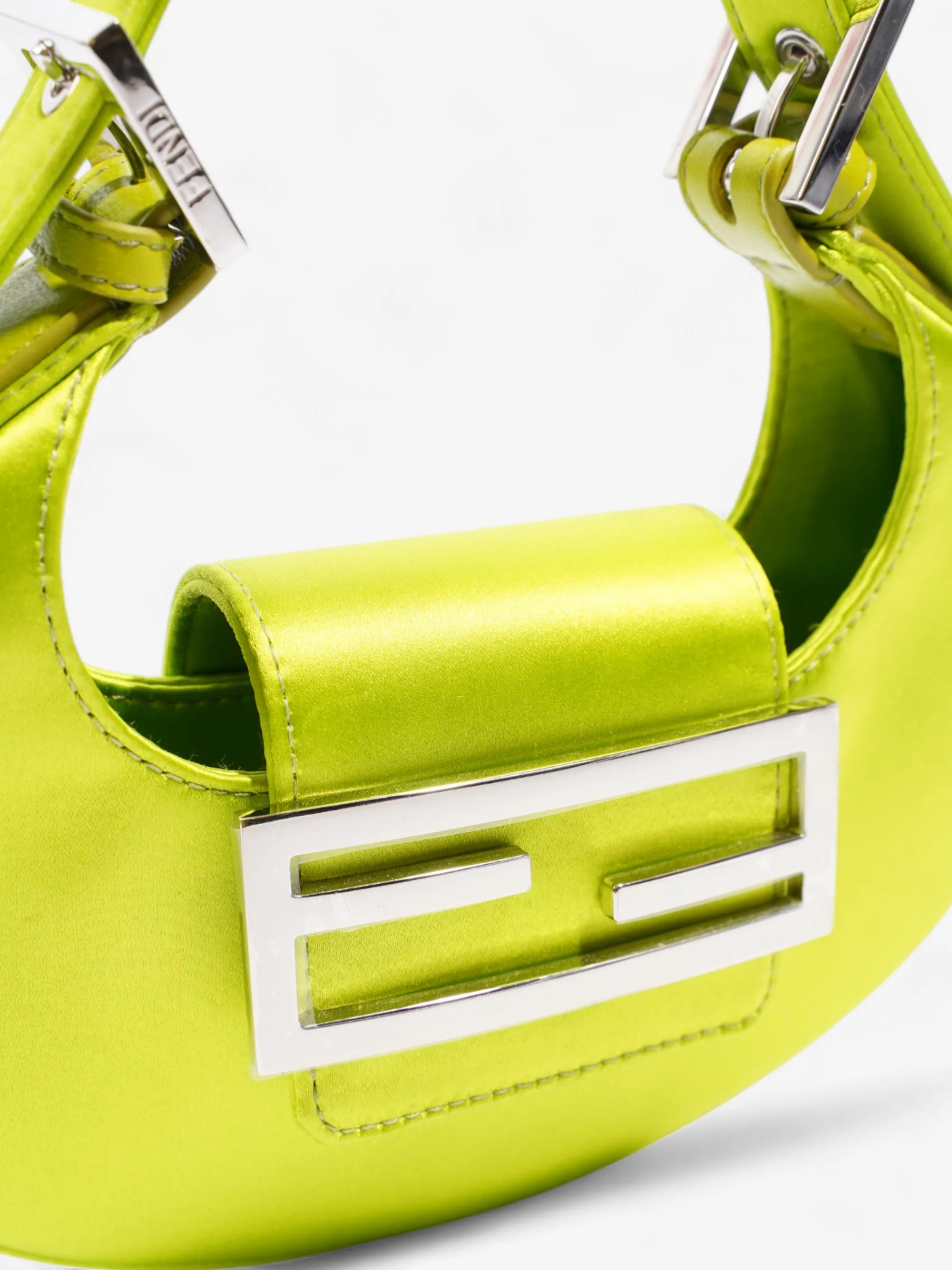 Fendi Cookie Hobo Wasabi Silk Mini