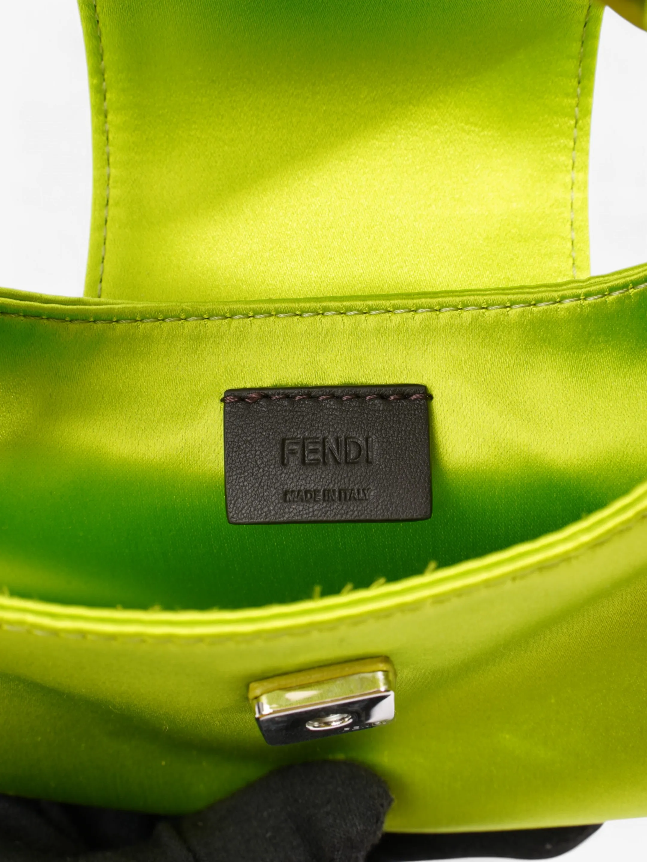 Fendi Cookie Hobo Wasabi Silk Mini