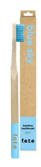 F.E.T.E Bamboo Toothbrush Soft Bristles - Blue Sky (single)